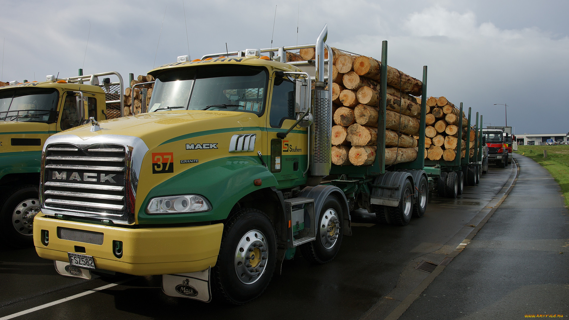 mack granite logging truck, , mack, trucks, inc, , , 